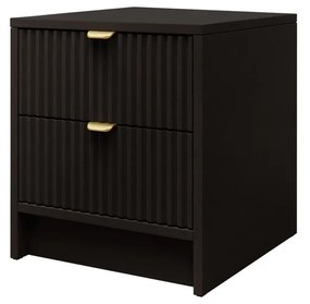 Noptieră Rozoma 2SZ (Negru molet + auriu) . 1104522