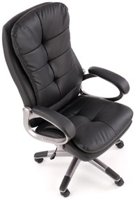 Scaun de birou Preston negru - H124 cm