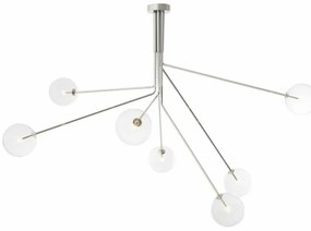 Lustra dimabila design LUX cu 7 brate Topaz nickel 114893 HZ