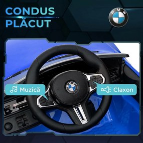 AIYAPLAY Mașinuță Electrică BMW M4 pentru Copii, Albastră | Aosom Romania
