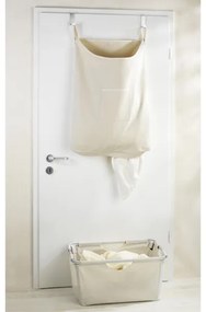 WENKO 62107100 - Coș pentru rufe CANGURO, 52 x 81 cm, bej/argintiu