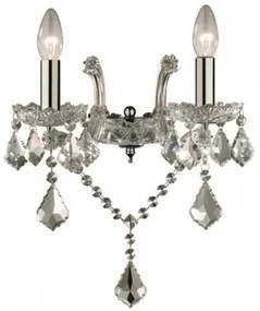 Aplica 2 brate cristal Venezian FLORIAN AP2 cromo 035642