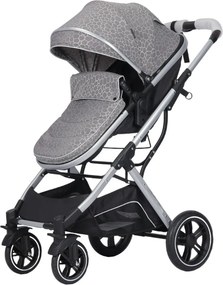 Carucior nou nascuti 3 in 1 NOVOKIDS™ H3100 series, Cu geanta bebe, Cadru Aluminiu, Amortizoare, Roti din cauciuc plin AVE, Landou, Scoica auto,