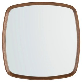 Oglinda decorativa design LUX Walnut Square 65x65cm