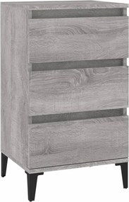vidaXL Noptieră, gri sonoma, 40x35x70 cm, lemn prelucrat