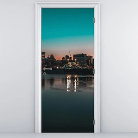 Fototapet pentru ușă - Oraș (95x205cm)