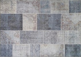 Covor JAZZ CHENILLE, 75x150 cm, forma dreptunghiulara, poliester, gri,