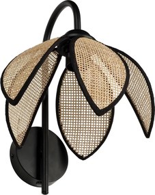 Osram - Lampă de perete DECOR RATTAN 1xE27/15W/230V bej/negru