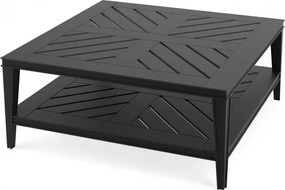 Masuta pentru interior si exterior Bell Rive negru, 100x100cm 113643 HZ