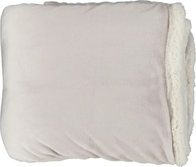 Pătură cu două feţe, alb, 205x220, ANKEA TYP 2