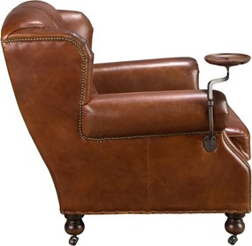 Fotoliu design italian, Piele Naturala, Chesterfield 5156