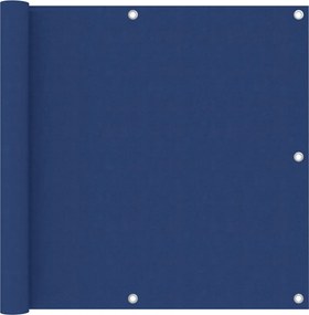 vidaXL Paravan de balcon, albastru, 90 x 300 cm, țesătură oxford