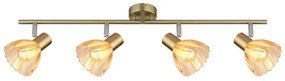 Spot Globo 54315M-4 ZACHERY 4xE14/40W/230V auriu