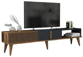 Masă TV/Dulap Tepeve (Nuc + antracit) . 1095453