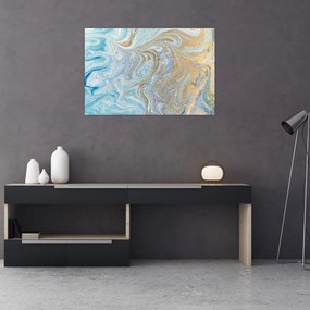 Tablou - Marmură albastră (90x60 cm)