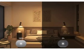 Set 2x bec LED reglabil Philips Hue White Ambiance E27/6W/230V 1000-20000K