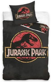 Lenjerie de pat din bumbac Jurassic Park LostWorld , 140 x 200 cm, 70 x 90 cm