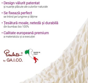 Huse bielastice FUCO bumbac bio smântânii fotoliu (l. 60 - 110 cm)