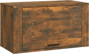 vidaXL Pantofar de perete, stejar fumuriu, 70x35x38 cm, lemn prelucrat
