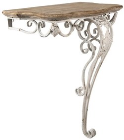 Raft de perete, din metal, aspect vintage, Lisambre