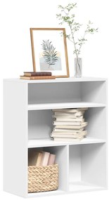 vidaXL Bibliotecă, alb, 60x30x71,5 cm, lemn prelucrat