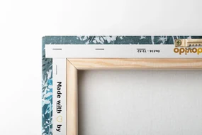 Tablou păpădie cu elemente abstracte