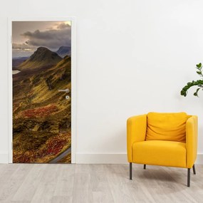 Fototapet pentru ușă - Munții Scoțieni (95x205cm)