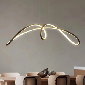 Lustră LED cu Telecomandă, 108W, Negru