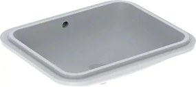 Lavoar sub blat Geberit Variform 58 cm fara orificiu baterie cu orificiu preaplin
