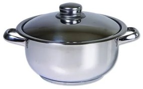 Oala inox cu capac ZLN-7253, COCINERA, diametru 24 cm, capacitate 6 L