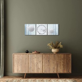 Tablou - Imperiu viselor (cu ceas) (90x30 cm)