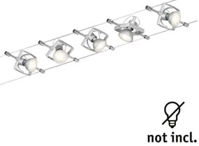 SET 5x spot Paulmann 94133 GU5,3/10W MAC 230V crom