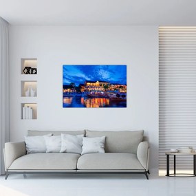 Tablou - Orașul de noapte Hoi An, Vietnam (90x60 cm)