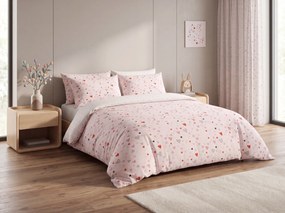 Lenjerie de pat din bumbac LOVITA roz Dimensiunile lenjeriei: 70 x 90 cm | 140 x 200 cm