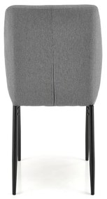 Set de sufragerie Jasper 4+1, gri/negru