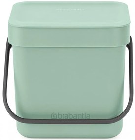 Cos de gunoi colectare selectiva Brabantia Sort&Go 1005520, 3 L, Maner, Verde deschis