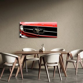 Tablou - Mașina roșie (120x50 cm)