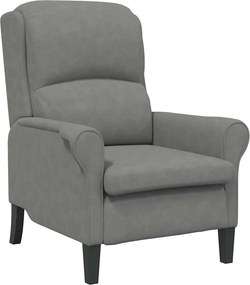 vidaXL fotoliu Gri închis 76 x 94 x 102 cm Microfibră