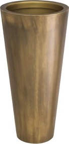 Ghiveci, Vas decorativ din otel inoxidabil Oberoi alama vintage