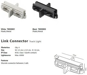 Sina monofazata alba Nordlux Link 1,8m