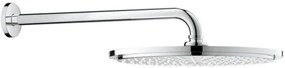 Palarie dus fix Grohe Rainshower Cosmopolitan 310, O31 cm cu brat, limitator de debit, montaj pe perete