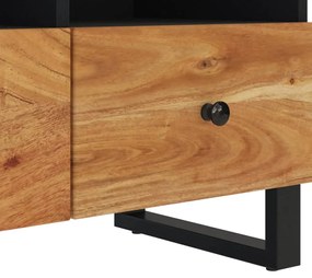 Comoda TV, 70x33x46 cm, lemn masiv de acacia 1, lemn masiv de acacia