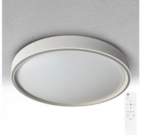 Brilagi-LED Corp de iluminat dimabil NANCI LED/60W/230V 3000-6500K Ø49 cm argintiu +telecomandă