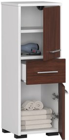 Dulap de baie Farid TYP6 (Alb + wenge). 1069537