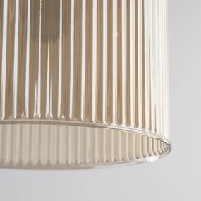 Pendul pe cablu SOPHIA 1xE14/10W/230V negru/bej fumuriu