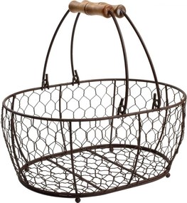 Coș metalic T&G Woodware Provence, 29 x 21 cm
