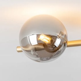 Lustră LED aplicată Brilagi MILLA 4xG9/3W/230V auriu/fumuriu