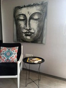 Masuta metal Tago negru Homs, 46X46X52 cm ,10371