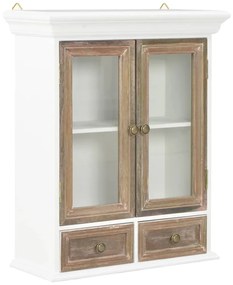 280073 vidaXL Dulap de perete, alb, 49x22x59 cm, lemn prelucrat