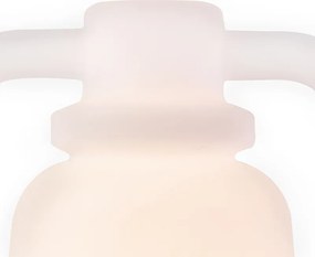 Lampă de masă reîncărcabilă 30 cm IP44 alb - Storm Small